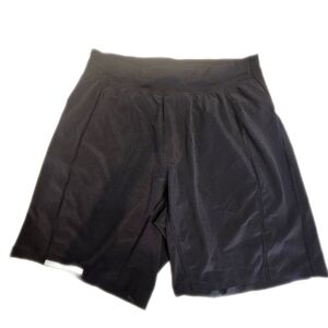 Lululemon Men's Black Pace Breaker Linerless Shorts, 9" Inseam, Small
